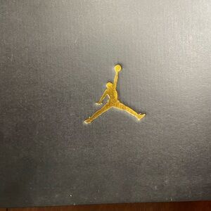 Jordan Kids Sneakers Black and Gold